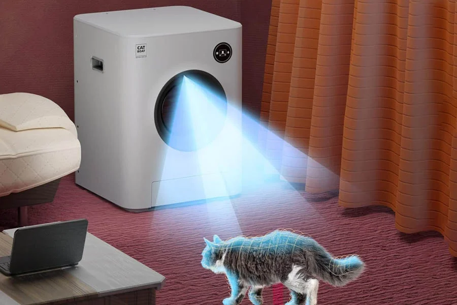 mess free cat litter box